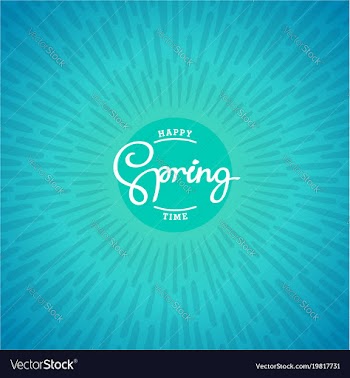 Spring time vector image