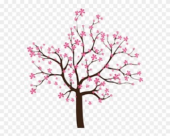 Spring Tree, Art Images, Clip Art, Oriental, Cherry - Spring Tree Clipart