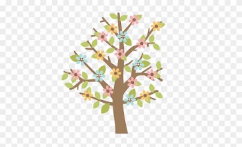Spring Tree Scrapbook Cut File Cute Clipart Files For - Spring Tree Scrapbook Cut File Cute Clipart Files For