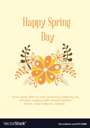 Spring vector image