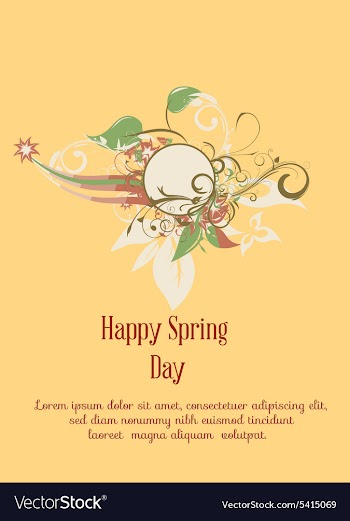 Spring vector image