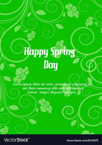 Spring vector image