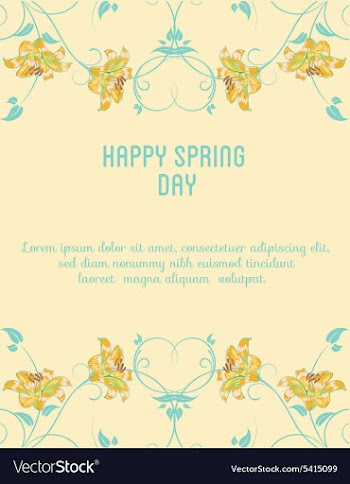 Spring vector image