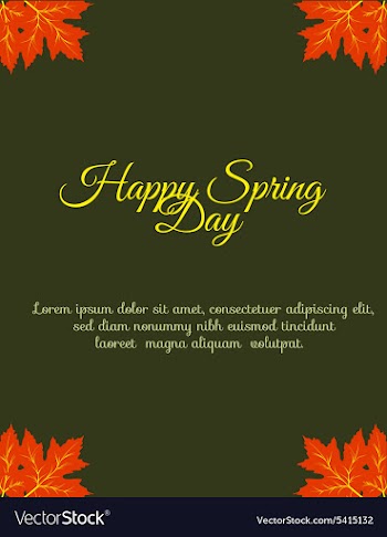 Spring vector image