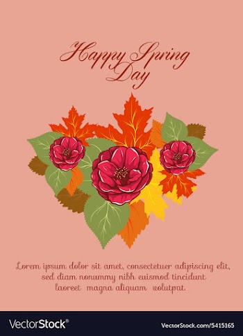 Spring vector image