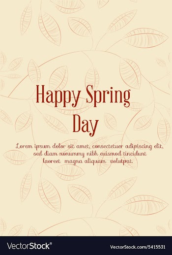 Spring vector image