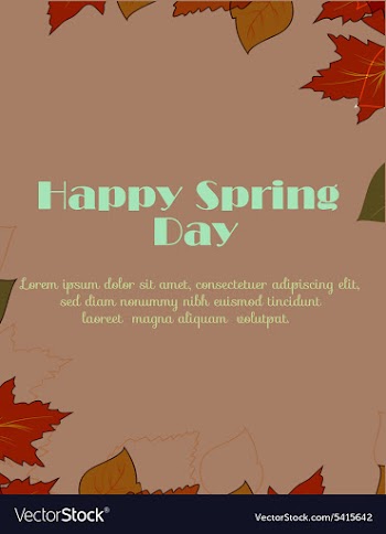Spring vector image