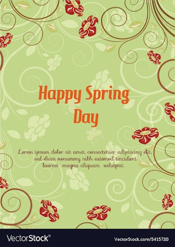 Spring vector image