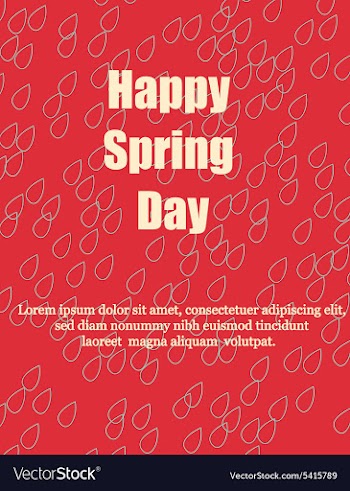 Spring vector image