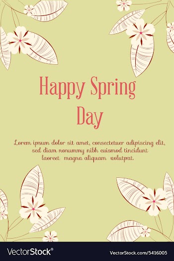 Spring vector image