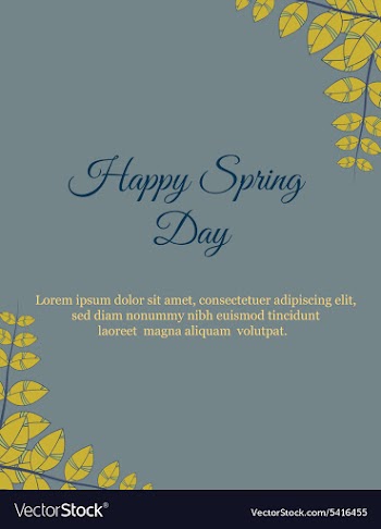 Spring vector image