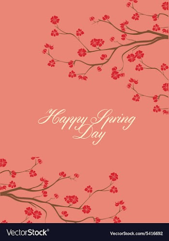 Spring vector image
