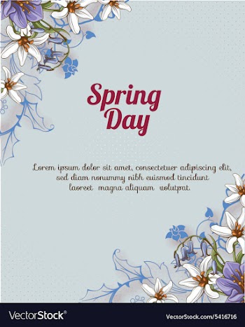 Spring vector image