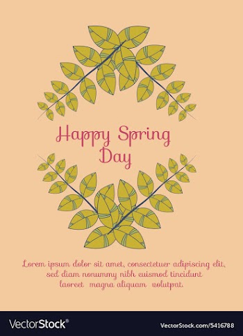 Spring vector image