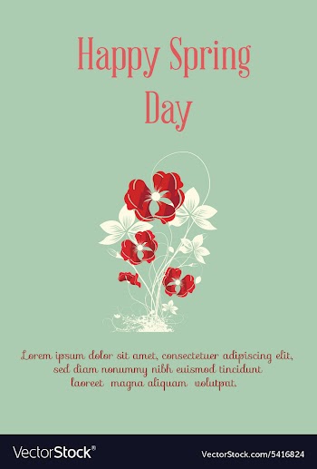 Spring vector image