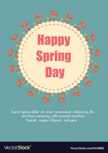 Spring vector image