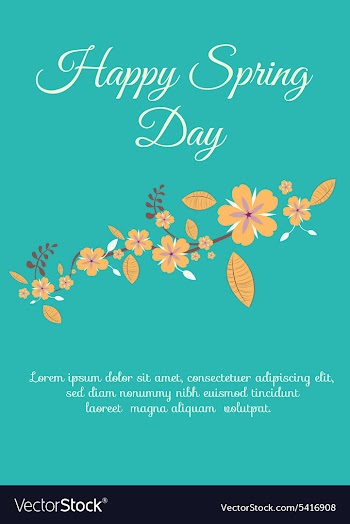 Spring vector image