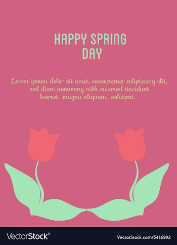 Spring vector image