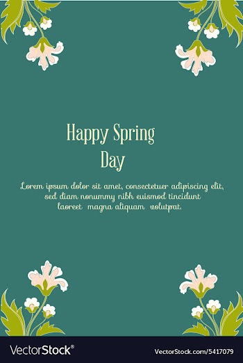 Spring vector image