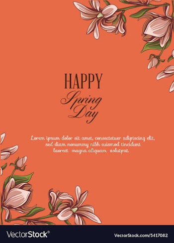 Spring vector image