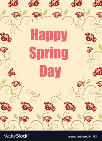 Spring vector image
