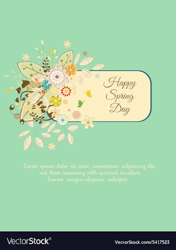 Spring vector image