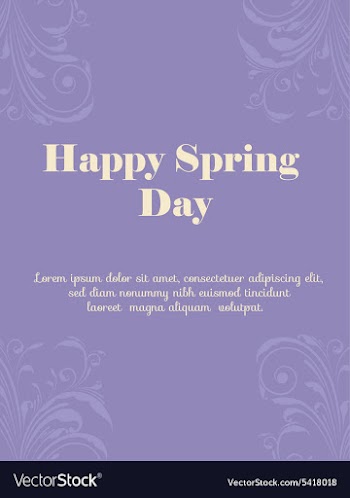 Spring vector image