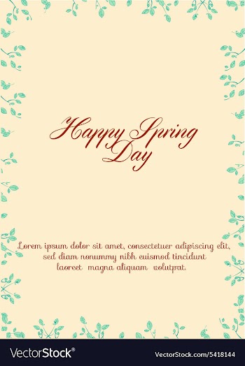 Spring vector image