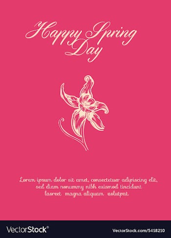Spring vector image