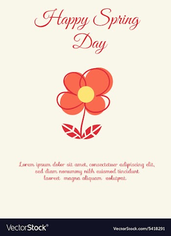 Spring vector image