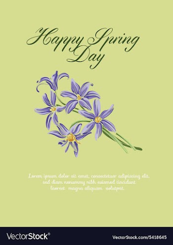Spring vector image