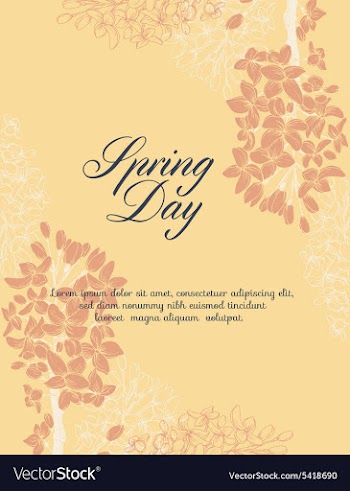 Spring vector image