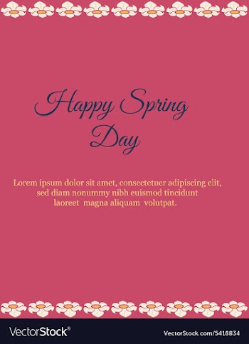 Spring vector image