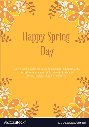 Spring vector image
