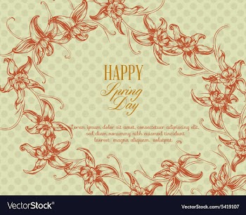 Spring vector image