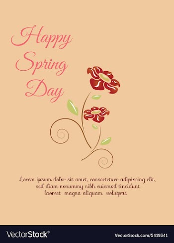 Spring vector image
