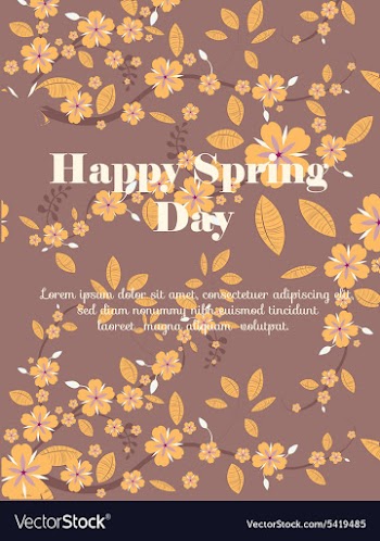 Spring vector image