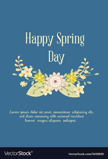 Spring vector image