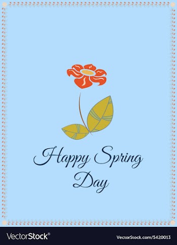 Spring vector image