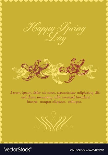 Spring vector image