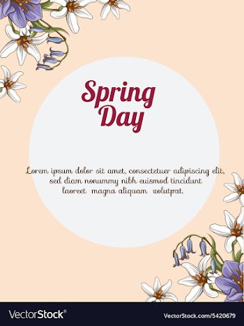 Spring vector image
