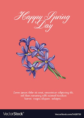 Spring vector image