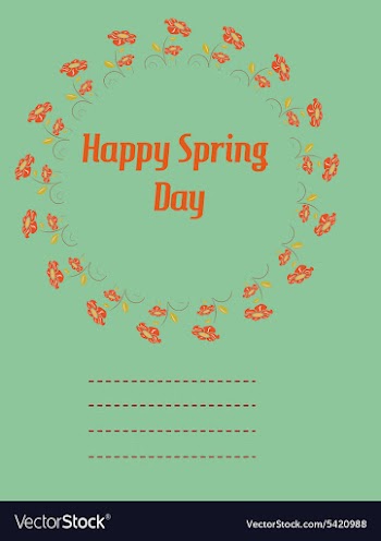 Spring vector image