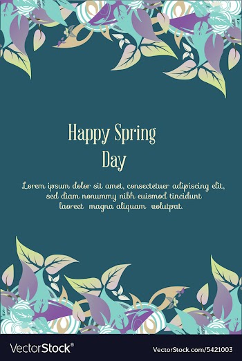 Spring vector image