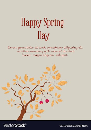 Spring vector image
