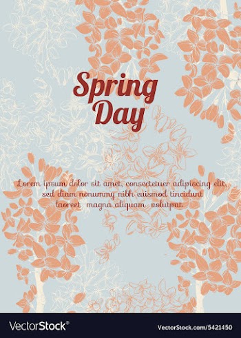 Spring vector image