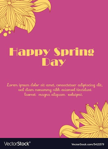 Spring vector image