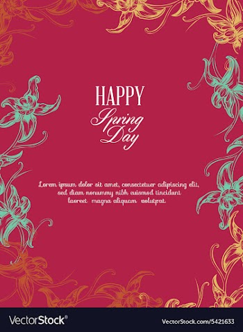 Spring vector image