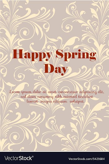 Spring vector image