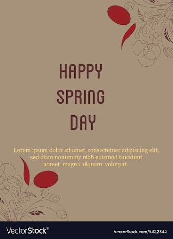 Spring vector image